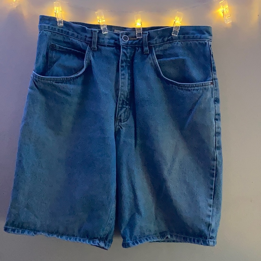 Blue jean shorts